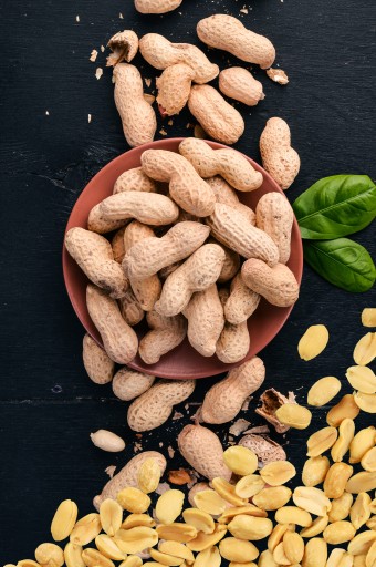 ARAŠIDY ARAŠIDY 0,5 kg XL POL, PRAŽENÉ BEZ SOLI ARAŠIDY 500 g