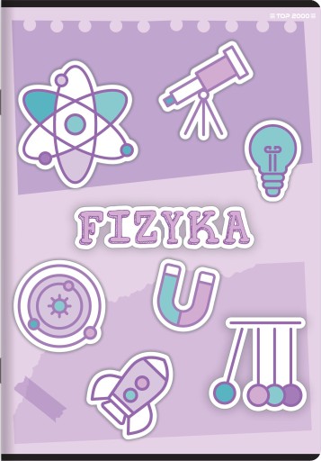 TEMATICKÝ ZÁPISNÍK FYZIKA A5 60K TOP 2000 WZ3