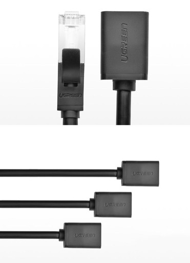 RJ45 Ugreen Cat6 predlžovací sieťový kábel 0,5 m