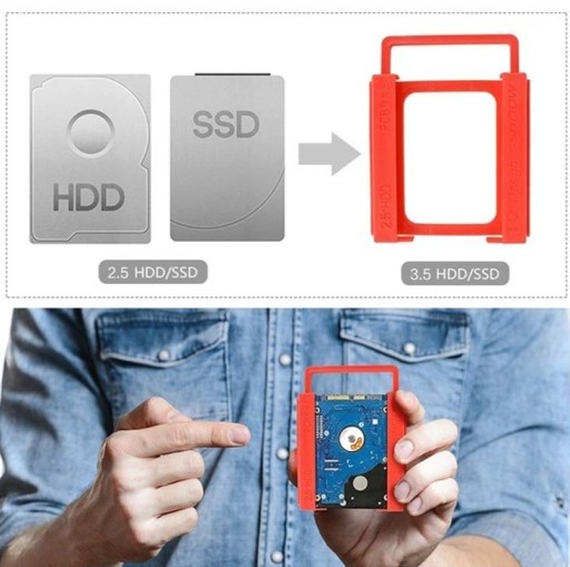 POSUVNÉ VRECKO NA ADAPTÉR PRE SSD HDD 2,5 BY 3,5
