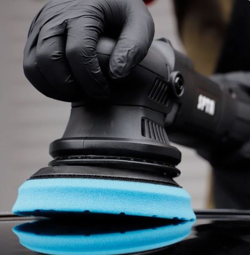 Zelený špongiový leštiaci pad 125mm tvrdý voštinový Kormax