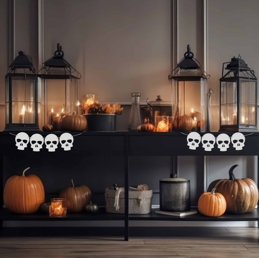 Dekoratívna girlanda na halloweenske ozdoby