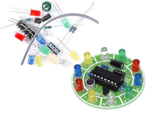 LED farebný telefónny modul ovládaný zvukom a DIY hudbou