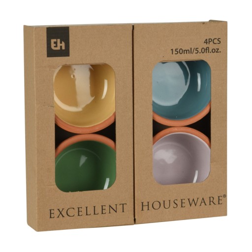 4x MISKA na tapas 4x150ml SET Žiaruvzdorný riad
