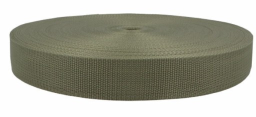 Páska na prenášanie koženého popruhu 4 cm 40 mm - Khaki