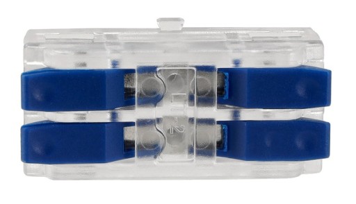 Rýchloupínací konektor, priechodný, 2-stopový konektor pre Mono COB SMD LED pásy