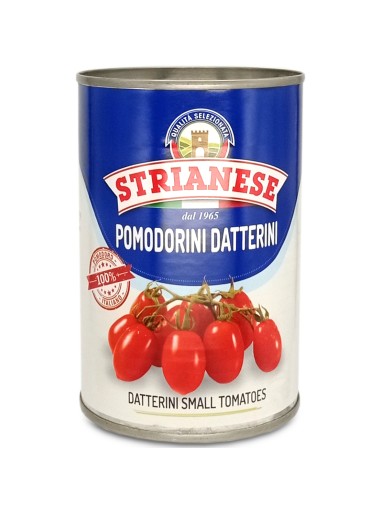 Strianese Datterini paradajky v šťave 400g talianske