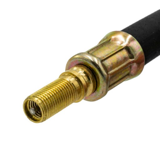 Pružná gumová hadica pumpy, Auto / Schrader ventil, 25 cm