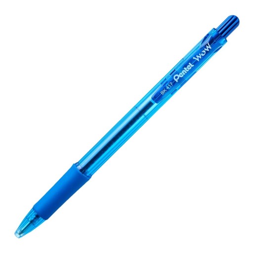 Pentel WOW BK417-C guľôčkové pero modré 10ks
