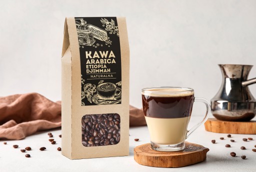 Arabica Etiópia káva Djimmah 100 g.