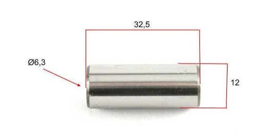 simson Čep PISTON Čap ojnica na hriadeli pre SIMSON S60 12mm