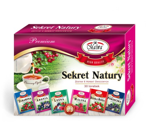 Čokoládová krabička MALWA Tea Secret of Nature Ovocná