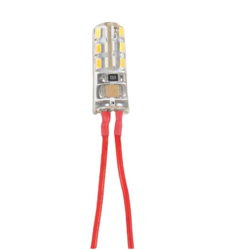 G4 LED žiarovka 10mm 2W AC 230V 6000K Studená biela
