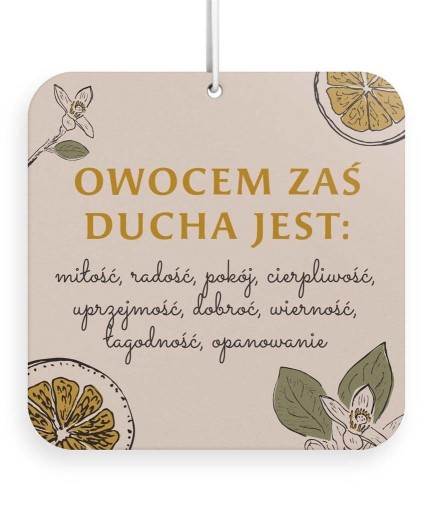 Voňavý prívesok - Je to ovocie ducha