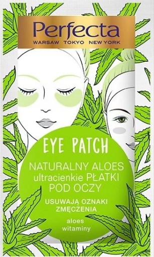 Perfecta Eye Patch Náplasti na oči Prírodné aloe