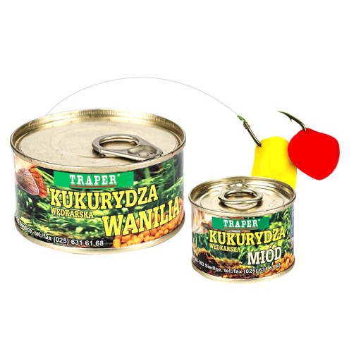 Fishing Corn Traper Háčkovaná VANILKA 70g Na Carp Bream Lina
