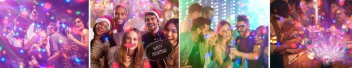 E27 LED ŽIAROVKA DISCO RGB VÝKONNÁ DISCO GUĽA