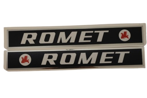 NÁLEPKY ROMET POLO PEGASUS ROMET HOUND 50T1 T1 DLHÉ ČIERNA