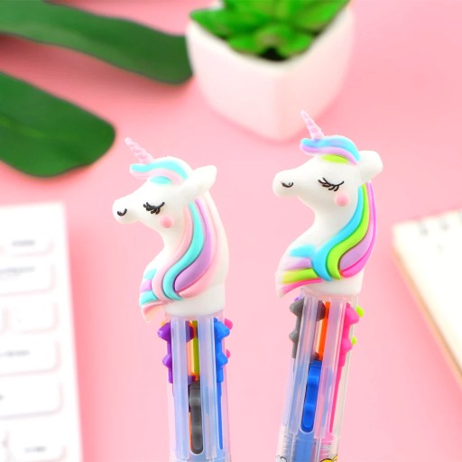 Viacfarebné automatické guľôčkové pero UNICORN 10v1 AUTOMATICKÁ HRA PRE DETI