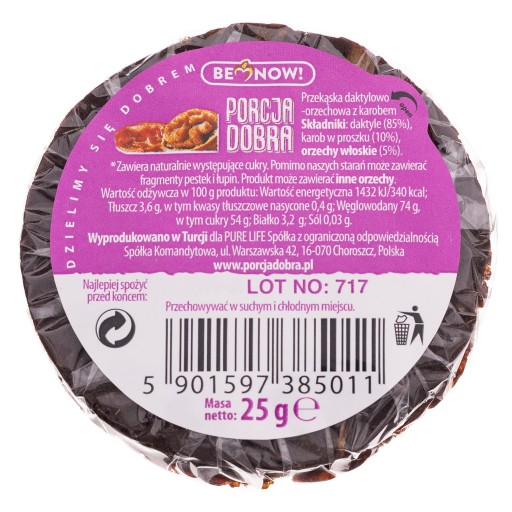 Datle a orechový prsteň Porcja Dobra 25 g