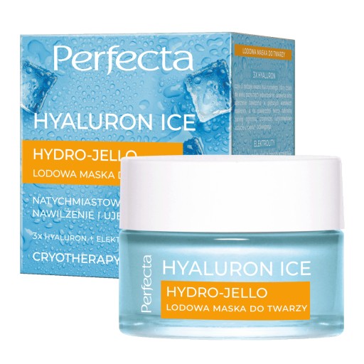 PERFECTA HYALURON ĽADOVÁ HYDRO-JELLO ĽADOVÁ MASKA na tvár 50 ml