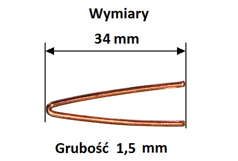 MEDENÝ Hrot - 5 ks 1,5 mm pre spájkovačky Lutola-Lutpol a iné, lacná dostupnosť