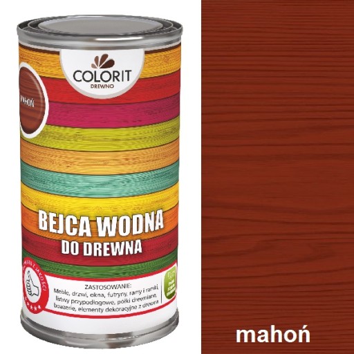 Moridlo na drevo na vodnej báze COLORIT 0,5 l MODRÁ