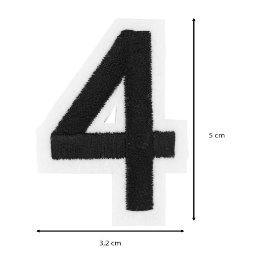TERMO nažehľovačka NUMBER DIGITAL 4 čierna