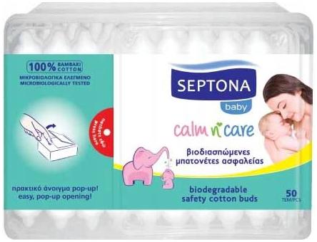 Papierové tyčinky pre deti 50 ks SEPTON Baby
