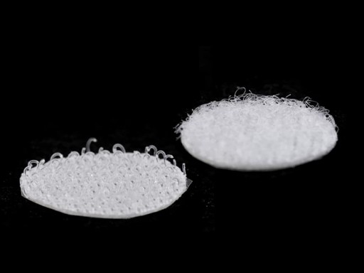 SILNÉ SAMOLEPIACE KRÚŽKY NA VELCRO KRUHY 10mm BIELE 126 ks.