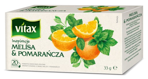Vitax čaj z medovky a pomaranča (20 tabliet)