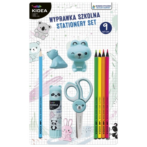 Školská výbavička 9 kusov Kidea Teddy Bear