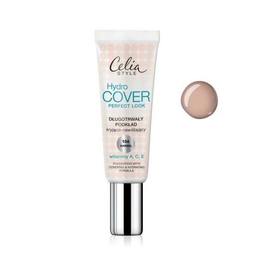 Celia Style Hydro Cover Krycí a hydratačný podklad č.104 karamelový 30ml