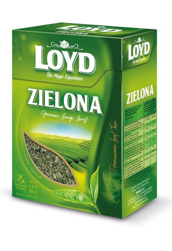 Originálny zelený čaj Najlepšie čínske listy 80g LOYD