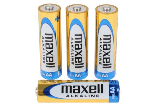 AA BATERIE FINGERS 4 KS ALKAIC MAXELL LR03 1,5V NAP.