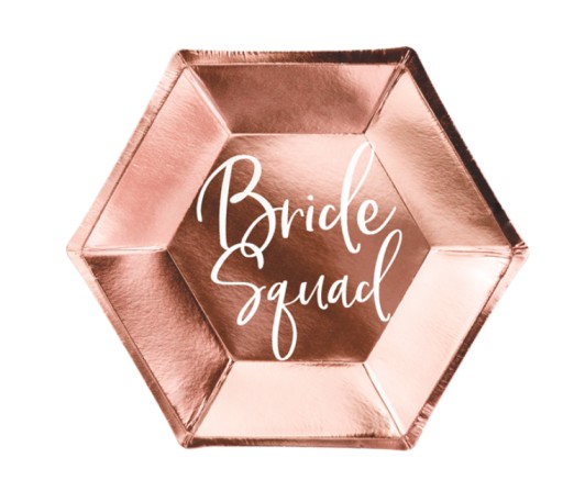 BRIDE SQUAD LADIES taniere na šálky 12 ks