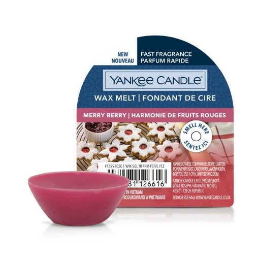 Vosk s vôňou Yankee Candle Merry Berry