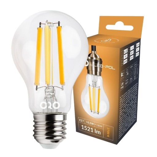 CLARO žiarovka 10,5W WW TEPLÁ FARBA LED E27
