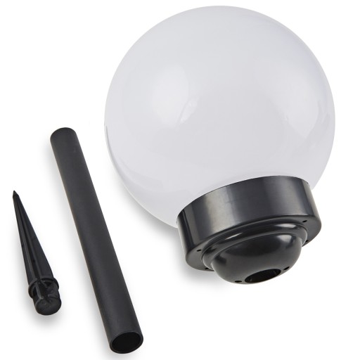 SLNEČNÁ ZÁHRADNÁ LAMPA, BIELA LED NAČERPÁVANÁ, 15CM