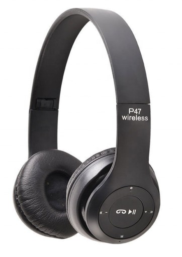 BEZDRÔTOVÉ SLÚCHADLÁ BLUETOOTH DO UŠÍ P47 MP3