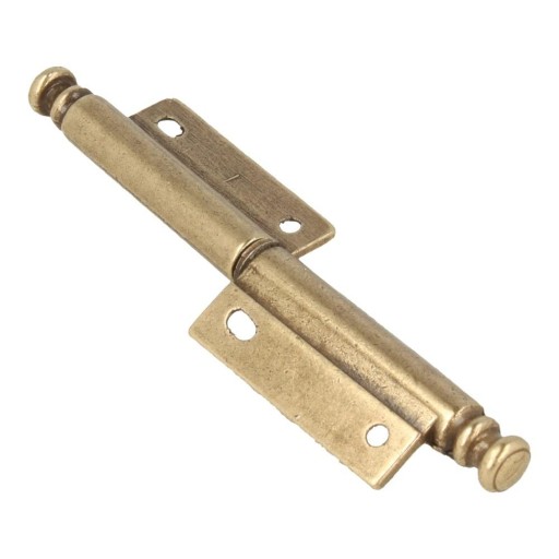 RETRO nábytkový pánt 96mm staré zlato, ĽAVÝ