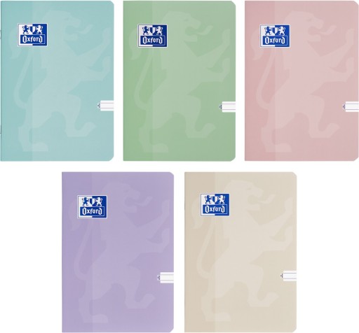 Zápisník Oxford TOUCH PASTEL A5, 60 listov, LINKA S OKRAJOM