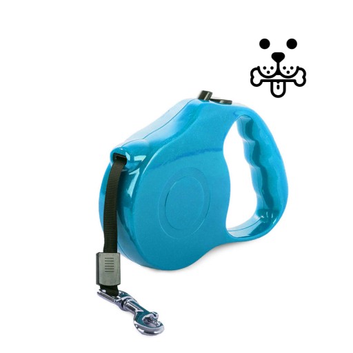Automatické vodítko pre psa, páskový zámok, 5 m, 15 kg