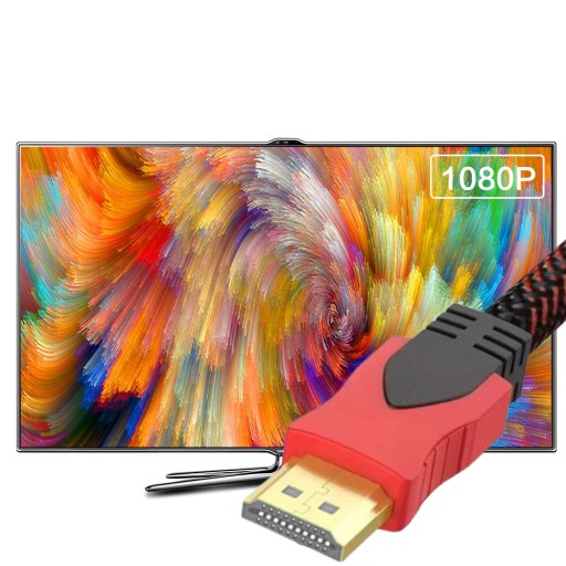HDMI KÁBEL FULL HD 4K 3D VYSOKORYCHLOSTNÝ KÁBEL 1,5M