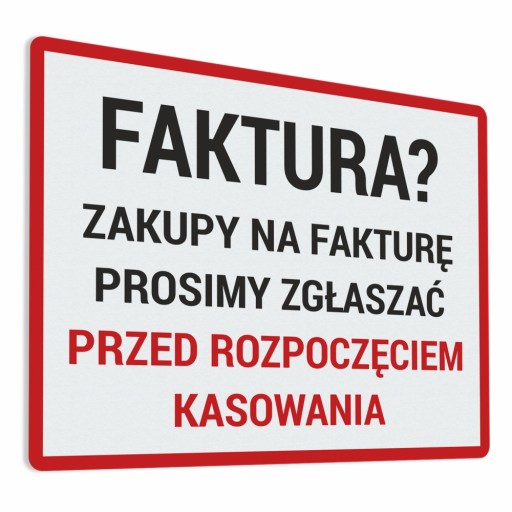 Faktúra? - Nálepka 15x20