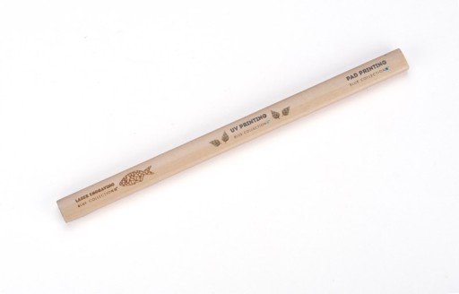 TESÁRSKA ceruzka 18 cm S PRAVIDLOM Prírodná, 3 kusy