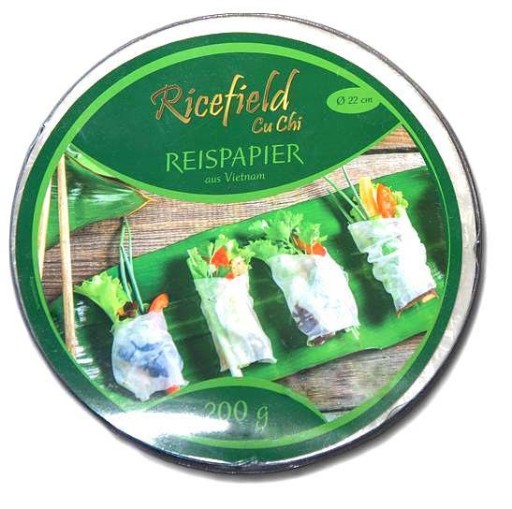 Okrúhly ryžový papier 300g - 22cm - Jarné závitky