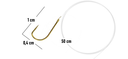 Háčiky SODE TIED, READY náväzce, 10 ks, veľkosť 12