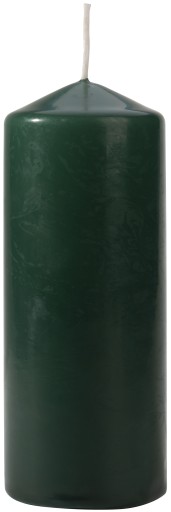 BISPOL Aura 48H valcová sviečka 15CM SW60/150 FĽAŠA ZELENÁ