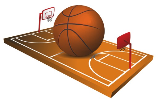NÁLEPKA NA OKENNÉ ZRKADLO OKENNÉ BASKETBALOVÉ IHRISKO
